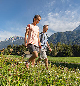 Dovolená s pěší turistikou na statku v Jižním Tyrolsku