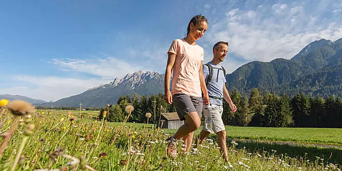 Dovolená s pěší turistikou na statku v Jižním Tyrolsku