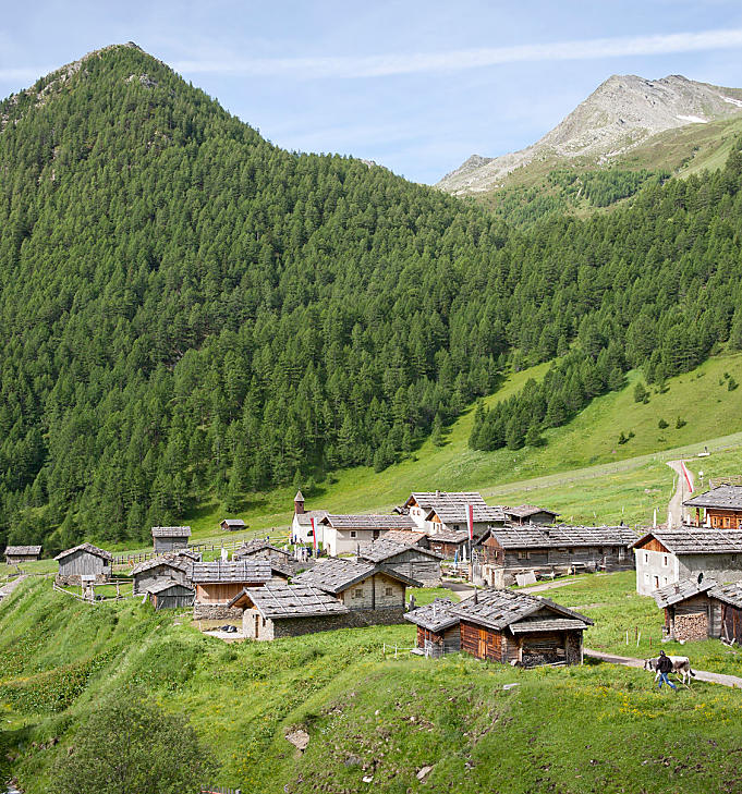 Fanealm: alpská vesnička v horách
