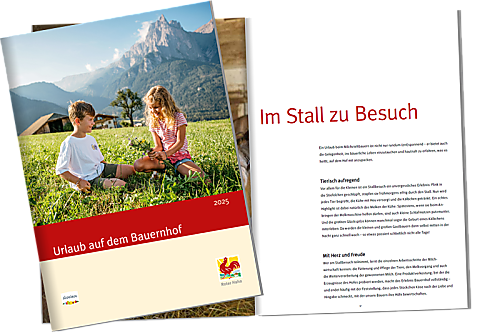 [Translate to Czech:] [Translate to English:] Urlaub auf dem Bauernhof