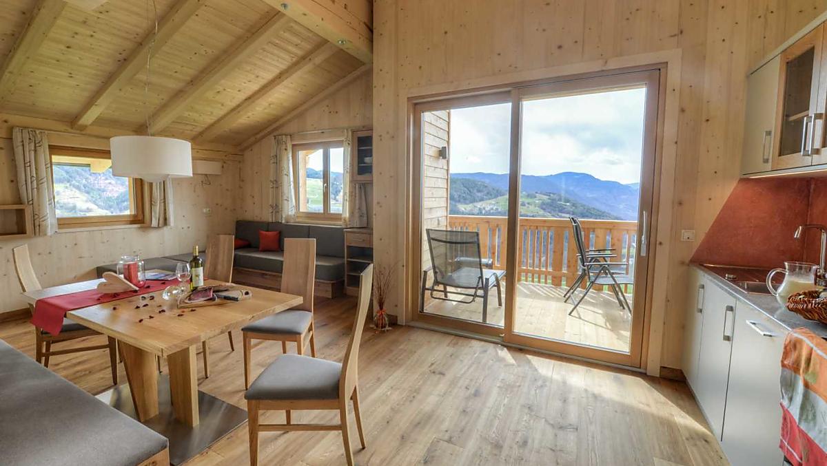 Obývací pokoj v rekreacním apartmánu Rosengarten 