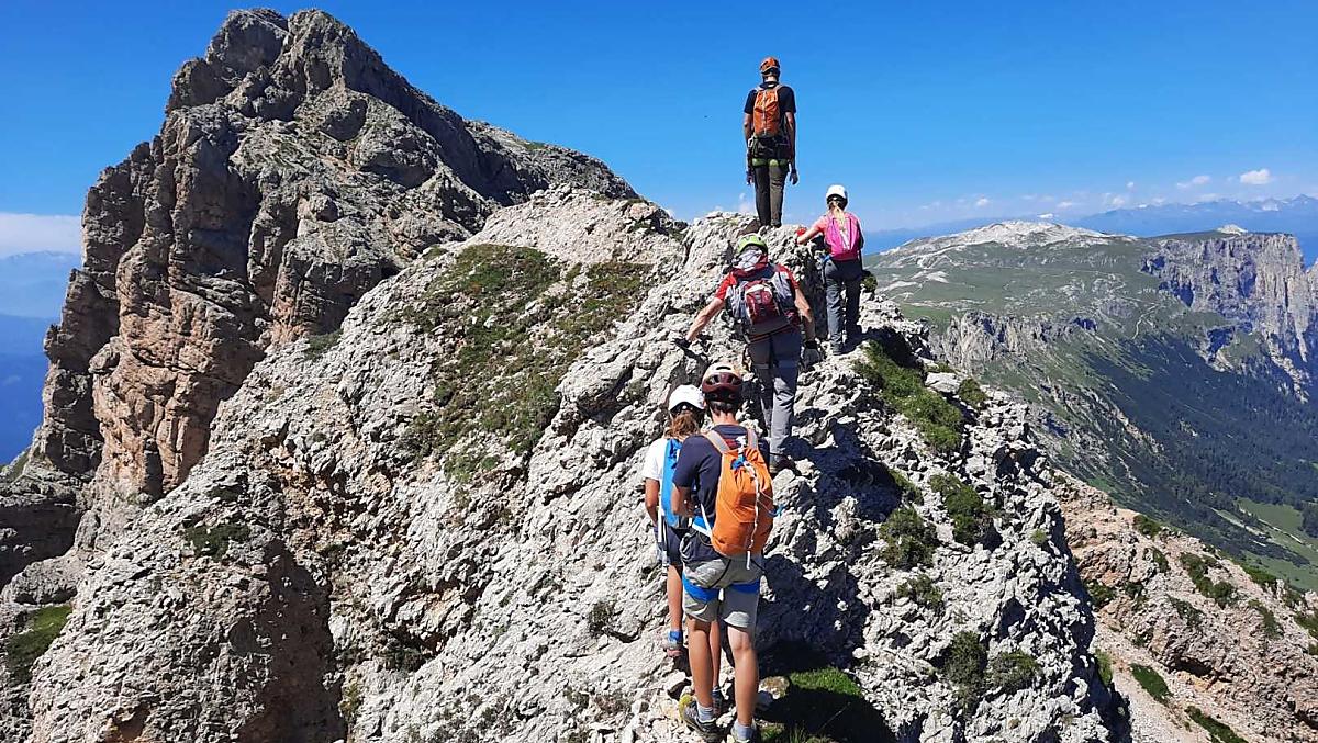 Spolecné túry a horské túry, at už na vysokohorské pastviny nebo na via ferraty: rádi vás doprovodíme na nejkrásnejší místa Jižního Tyrolska.