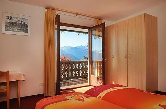 Z rekreacního apartmánu Edelweiss je nádherný výhled na krásný region Horního Vinschgau.