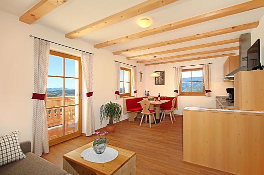 Obytná kuchyn apartmánu Sonnenschein