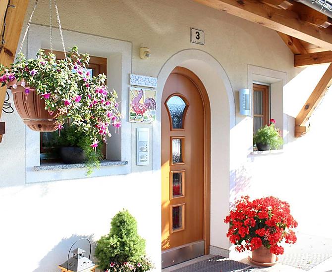 Vchod do rekreacních apartmánu