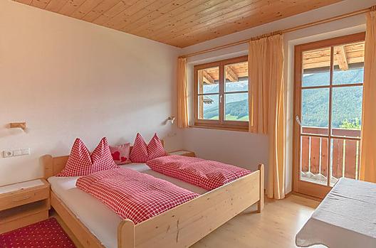 Ložnice našeho rekreacního apartmánu Lieblingsplatz
