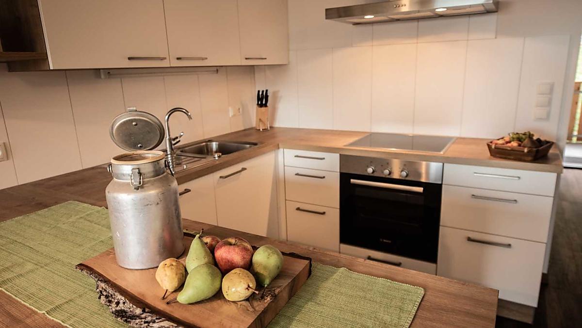 Kuchyn rekreacního apartmánu Dolomity