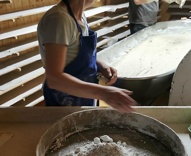 Pecení chleba na Wieserhofu