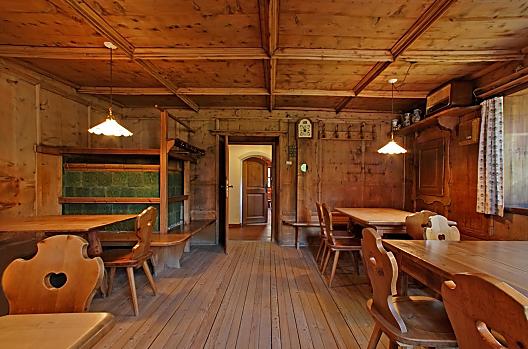 Historische stube op de Griesserhof