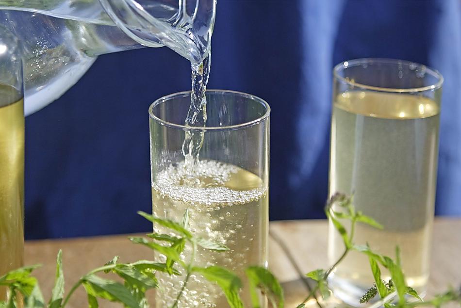 Hausgemachter Holundersaft