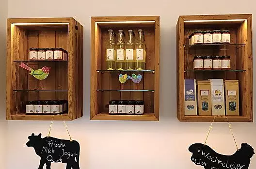 Náš produktový koutek v salonku