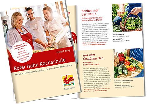 Broschüre Roter Hahn Kochschule