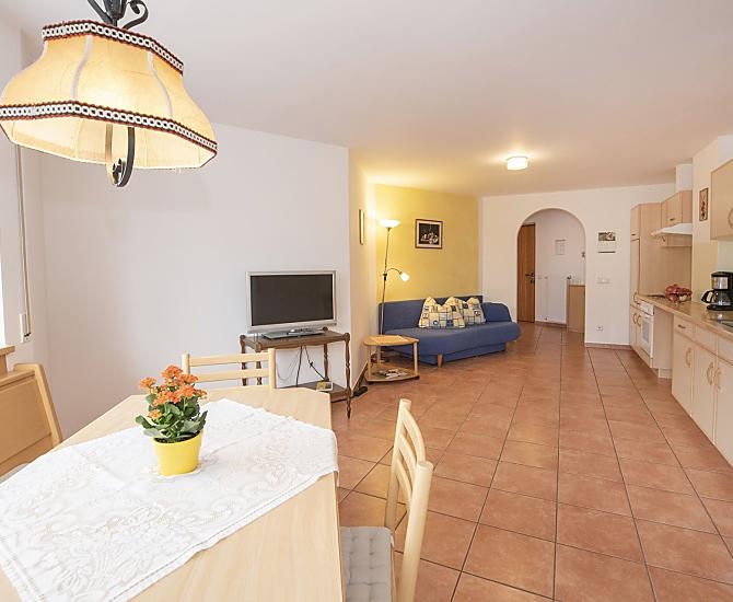 Wohnraum - Küche Ferienwohnung 3