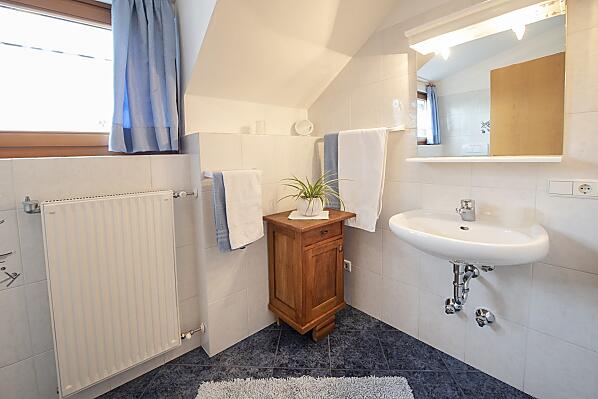 Bad mit Dusche Ferienwohnung 3