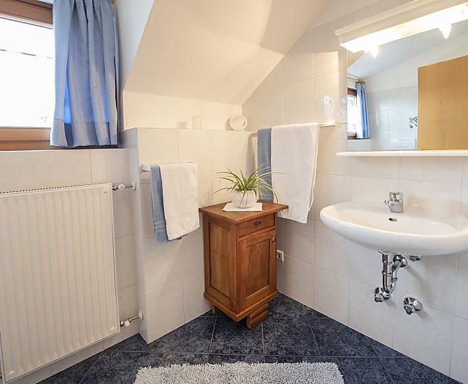 Bad mit Dusche Ferienwohnung 3