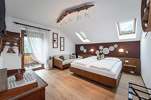 Ložnice rekreacního apartmánu Gelb