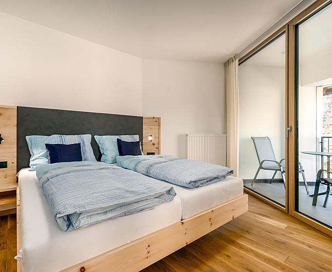 Schlafzimmer mit Loggia