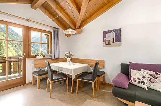 Všechny rekreační apartmány disponují balkonem nebo terasou