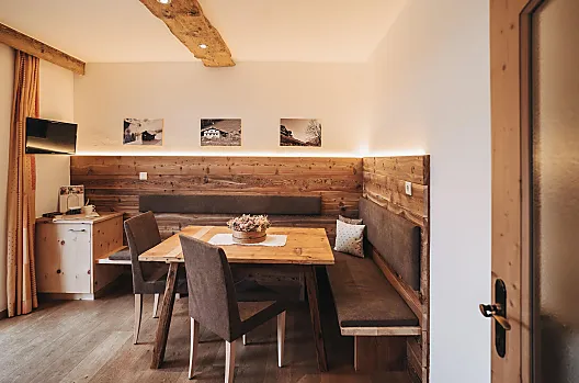 Obytná část rekreačního apartmánu Mutegg