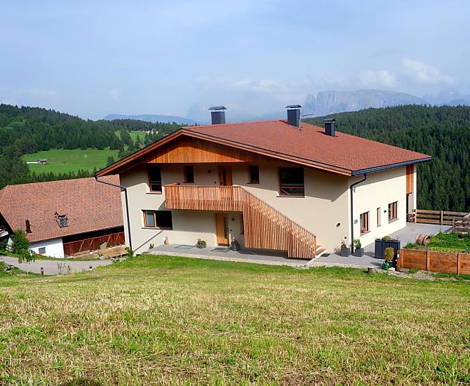 Statek na Rittenu nad Bolzanem, zasazený do přírodně chráněných modřínových luk, leží v centru turistické oblasti Rittner Horn. 