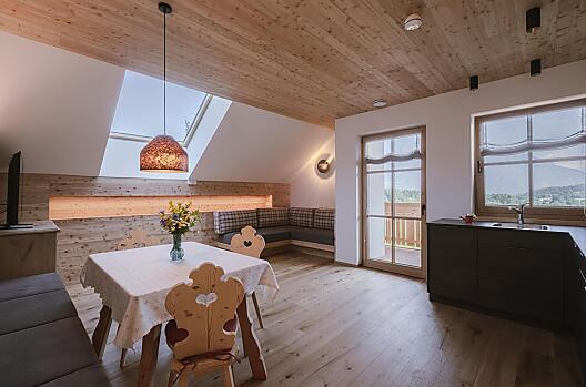 Wohnküche im Landblick Appartement