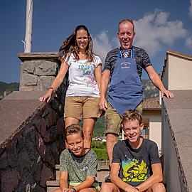 Hannes, Margit, Tim a Simon